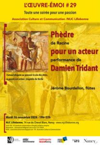 Phèdre pour un acteur
